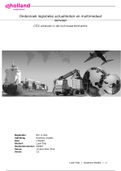 OE653: Logistieke ontwikkelingen en innovatie in Multimodaal Vervoer
