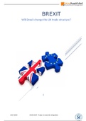 Will Brexit change the UK trade structure?