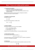  (3EMX0) Theoretical classical mechanics - Summary per week