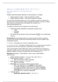 Econometrics full notes (lectures + literature)