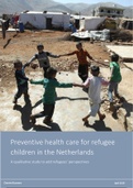 Master thesis - Preventive health care for refugee children