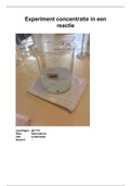 Experiment concentratie in een reactie (natriumthiosulfaat met zoutzuur)