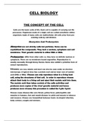 Notes On The cell And Its Parts
