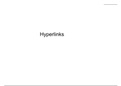 Hyperlinks in html