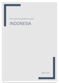 international economics of Indonesia project PPT