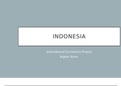 international economics of Indonesia project