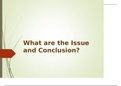 Chapter 2: What Are The Issue And Conclusion?
