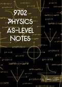Detailed AS-level 9702 physics notes