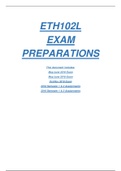 ETH102L Previous Assignments and Exams