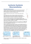 Lectures Systems Neuroanatomy