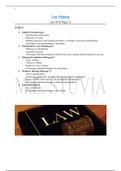 Law Making Revision Guide