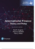 Handboek Internationale Monetaire Economie (IME): International Finance