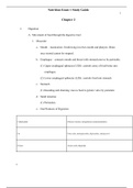 NUR 1172 Nutrition Exam 1 Study Guide (2020, Latest): Rasmussen College ( Download to Score A)