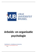 Samenvatting Arbeids- en Organisatiepsychologie 2018/2019