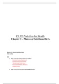 Nutrition for Health- FN235 Unit 3 Outline Study Guide & Notes - Graded A - SEMO - Nutrition, Dietetics, Food Science
