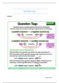 Exercises question tags