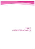 SWK7: Orthopedagogiek 