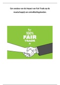 Profielwerkstuk Fair Trade VWO