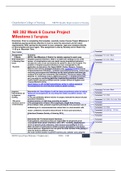 NR 392 Week 6 Course Project Milestone 3 LATEST 2020 Update