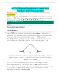 MATH 225N Week7 Assisgnment / MATH225 Week7 Assisgnment - Conducting a hypothesis test P-Value Approach (Latest, 2020): Chamberlain College of Nursing| 100 % VERIFIED ANSWERS, GRADE A