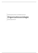 Organisatiesociologie 2018-2019 samenvatting (B-KUL-S0A36B)