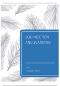 SQL injection and Scanning 