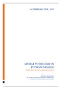 Module Psychologie&Psychopathologie