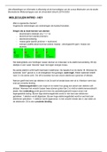 BMW Moleculen - Organische Chemie Samenvatting Hoorcolleges