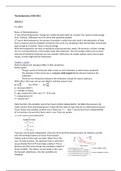 Summary thermodynamics for biomedical engineering & pharmacy at the RUG (WBFA021)