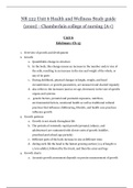 NR 222 Unit 6 Health and Wellness Study guide {2020} - Chamberlain college of nursing {A+} | NR222 Unit 6 Health and Wellness Study guide {2020} -  {A+}