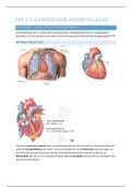 MK 2.1 Cardiologie - Hoorcollege uitwerkingen / Samenvatting 
