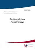 Samenvatting Cardiorespiratory Physiotherapy 2