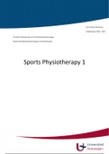 Samenvatting Sports Physiotherapy 1