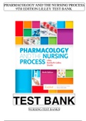 -TEST BANK (Pharmacology and the Nursing Process, 9th Edition)