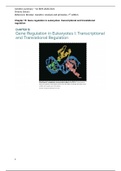 Genetics Brooker summary chapter 15 - Gene regulation in eukaryotes 
