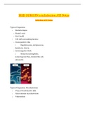 MED SURG PN 105 Infection ATI Notes_2020 | PN 105 Infection ATI Notes_Complete set