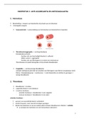 Hoofdstuk 3 - anticoagulentia