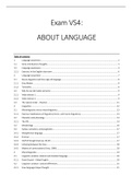 Samenvatting  Vakstudie Engels 4 (ENVS4): ABOUT LANGUAGE