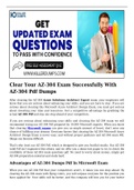 Get AZ-304 Pdf Questions If You Aspire to Get Brilliant Success In Microsoft Exam