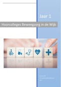 Kennistoets van blok B, C en D, toetsmatrijs en hoorcolleges uitgewerkt. Fysiotherapie/oefentherapie jaar 1.  Hogeschool Utrecht.