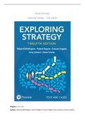 Summary Exploring Strategy - Corporate Strategy (English)
