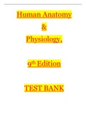 Human Anatomy & Physiology, 9th Edition | COMPLETE TEST BANK WITH ANSWER KEY