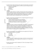 NURSING 3302 Drug Therapy for Fungal Infections GRADED A