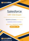 Salesforce CRT-550 Dumps - You Can Pass The CRT-550 Exam On The First Try