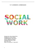 Toetsverslag 3.2.1 Praktijkleerplan (CIJFER 8.0!!!!) – Social Work Jeugd 