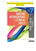 Nursing Interventions and Clinical Skills 7th Edition Potter Testbank