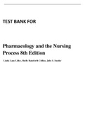 Pharmacology and the Nursing Process 8th Edition :Linda Lane Lilley, Shelly Rainforth Collins, Julie S. Snyder TEST BANK