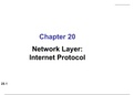 Network Layer Internet Protocols