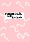 Apuntes completos psicología de la emoción