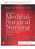 Lewis's Medical-Surgical Nursing: Assessment and Management of Clinical Problems 11th Edition TESTBANK